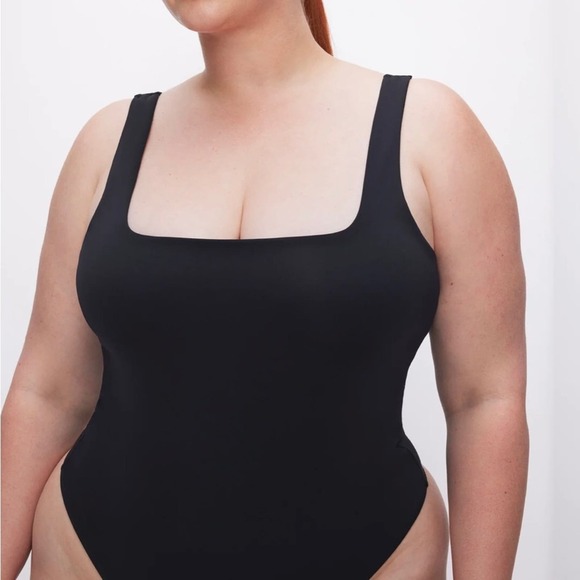 Good American Scuba Modern Tank Bodysuit NWT NEW Black Size 8 5X DD Plus Thong - Picture 6 of 14